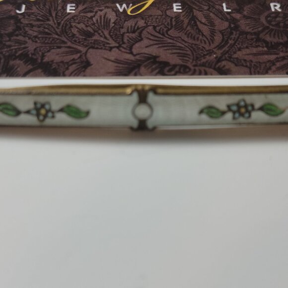 Guilloche Bar Pin Antique Art Deco Enamel Art Great Condition - Picture 3 of 6